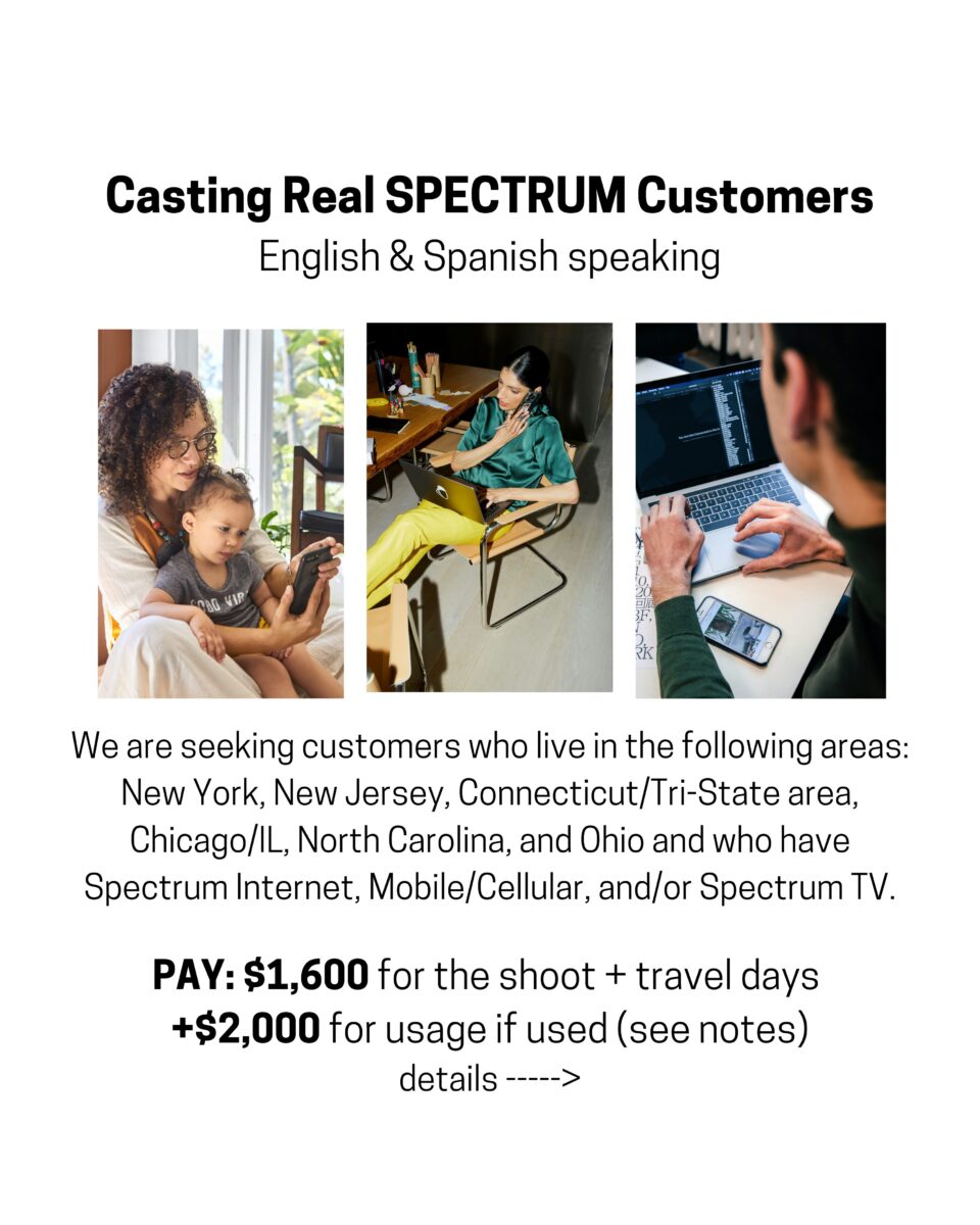 Real People Casting - Real Spectrum Customers