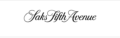 Saks Fifth Avenue" logo in black script on a white background.
